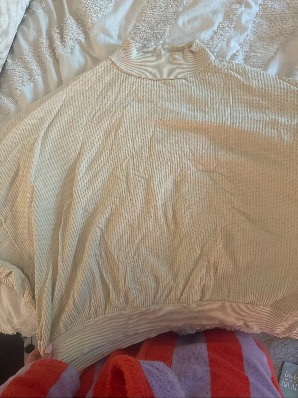 We the free mockneck top